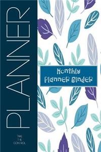 Monthly Planner Binder