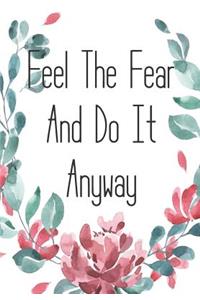 Live Fearless: A Flower Watercolor Notebook Journal - Write Down Your Own Fearless Quotations - 150 Pages, 6.69 X 9.61