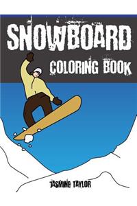 Snowboard Coloring Book