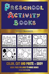 Activity Worksheets (Preschool Activity Books - Easy)