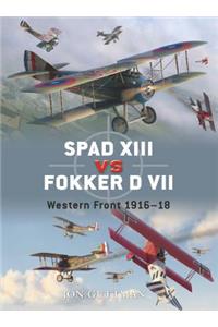 Spad XIII Vs Fokker D VII