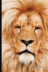 Journal Pages - Lion King (Bullet Journal): 6" X 9," Dotted Grid, Dot Matrix Bullet Journal Notebook-Essential for Notes, Sketches & Writing - 100 Pages (Durable Cover)