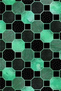 Bullet Journal Notebook Dotty Hexagon Pattern 9