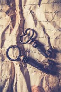 Vintage Keys on a Page Journal
