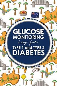 Glucose Monitoring Log for Type 1 and Type 2 Diabetes
