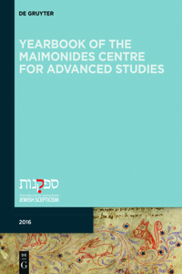 Yearbook of the Maimonides Centre for Advanced Studies. 2016