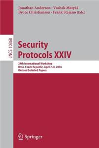 Security Protocols XXIV