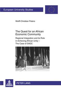 Quest for an African Economic Community
