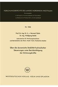 Über die dynamische Stabilität hydraulischer Steuerungen unter Berücksichtigung der Strömungskräfte
