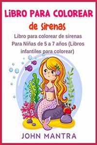 Libro para colorear de sirenas