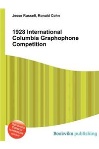 1928 International Columbia Graphophone Competition