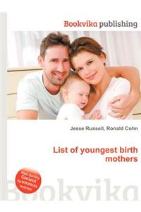List of Youngest Birth Mothers