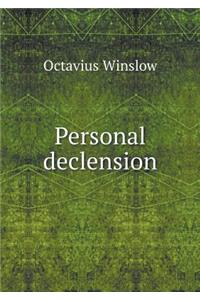 Personal declension