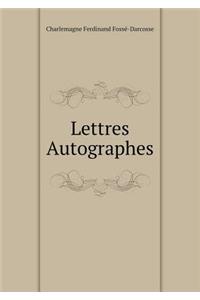 Lettres Autographes