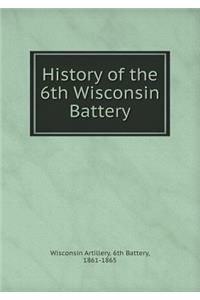 History of the 6th Wisconsin Battery