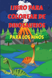 Libro para Colorear de Dinosaurios para Niños