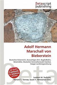 Adolf Hermann Marschall Von Bieberstein