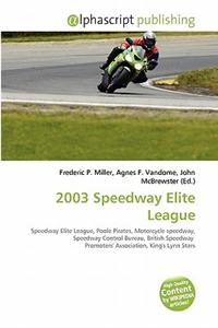2003 Speedway Elite League