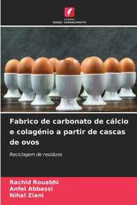 Fabrico de carbonato de cálcio e colagénio a partir de cascas de ovos