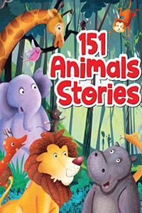 151 Animal Stories - Padded & Glitered Book