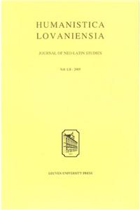 Humanistica Lovaniensia: Journal of Neo-Latin Studies