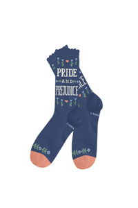 Puffin in Bloom: Pride and Prejudice Socks - Large