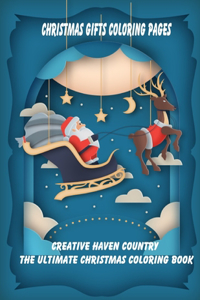 The Ultimate Christmas Creative Haven Country Coloring Book, Christmas Lights coloring pages