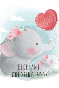 Elephant Coloring Book