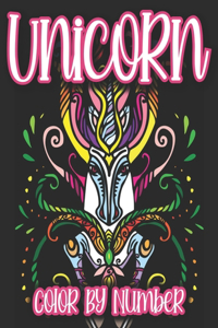 Unicorn Color By Number