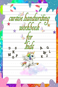 Cursive Handwriting workbook for kids