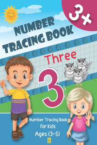 Number Tracing Books for Kids Ages 3-5