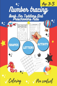Number tracing Book For Toddlers And Preschoolers Kids Age 3-5