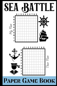 Sea Battle Paper Game Book