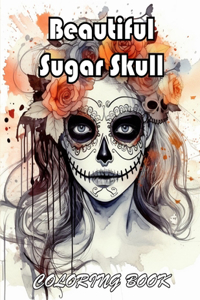 Beautiful Sugar Skull Coloring Book