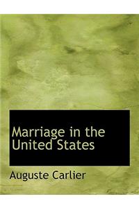 Marriage in the United States