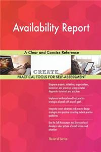 Availability Report A Clear and Concise Reference