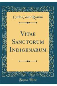 Vitae Sanctorum Indigenarum (Classic Reprint)