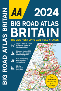 AA Big Road Atlas Britain 2024 Paperback