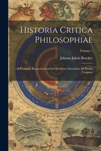 Historia Critica Philosophiae