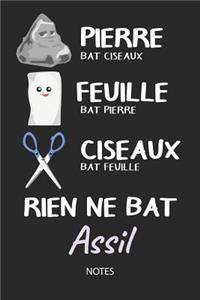 Rien ne bat Assil - Notes