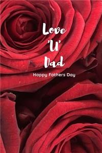 Fathers Day Blank Journal Notebook