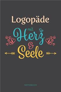 Logopäde Mit Herz & Seele Notizbuch