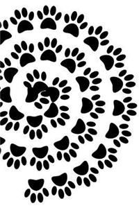 Spiral Dog Paw Print