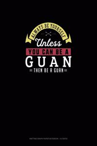 Always Be Yourself Unless You Can Be A Guan Then Be A Guan