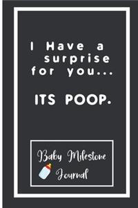 I Have a surprise for you... ITS POOP.