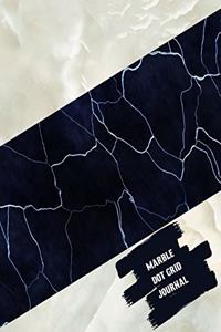 Marble Dot Grid Journal