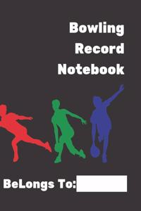 Bowling Record Notebook