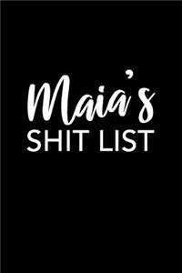 Maia's Shit List