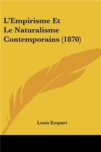 L'Empirisme Et Le Naturalisme Contemporains (1870)