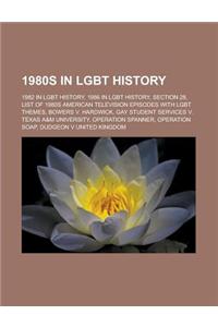 1980s in Lgbt History